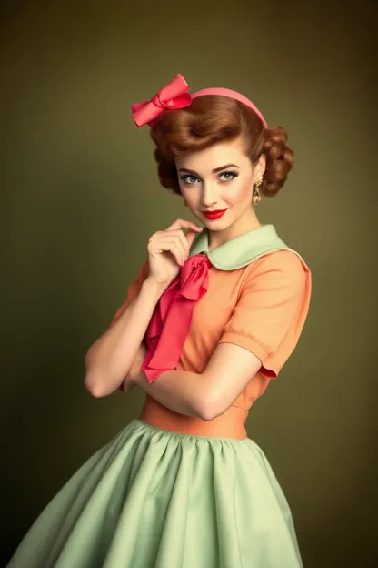 1950s Fashion Girl's Retro and Vintage Chic