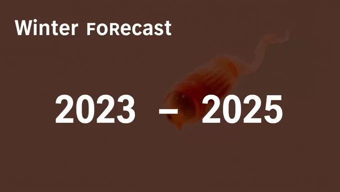 2023 to 2025 Winter Forecast Predicts Cold Winters