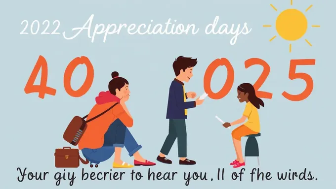 2024-2025 Appreciation Days Celebrate Employee Recognition