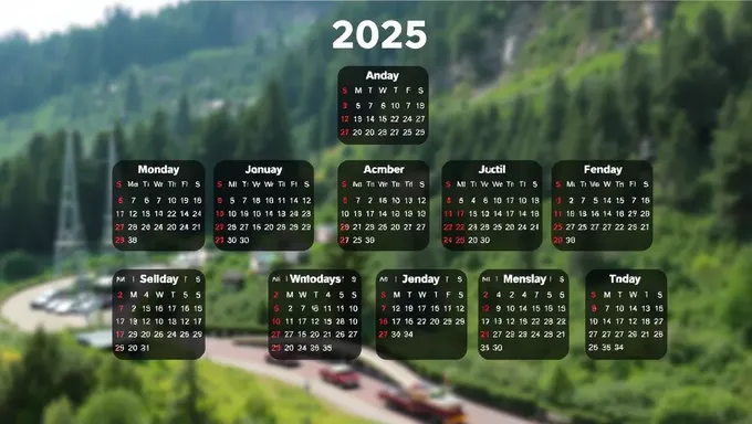 2025-2025 Calendar Year Overview Summary