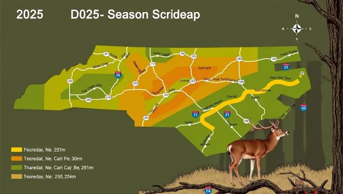 2025-2025 NC Deer Hunting Season Schedule and Map Guide