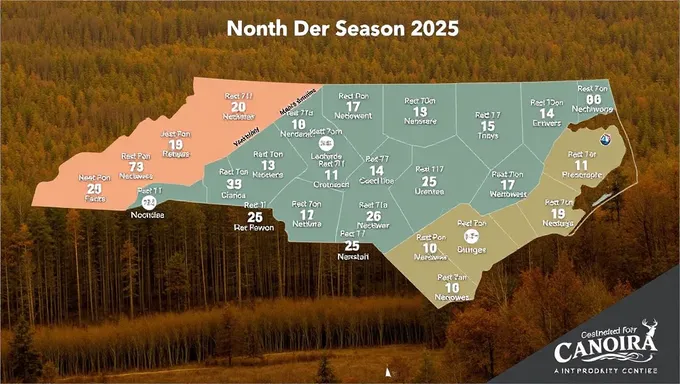 2025-2025 NC Deer Season Schedule and Map Details PDF