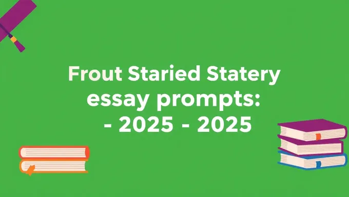 2025-2025 Supplemental Essay Prompts Release Date Expected Shortly