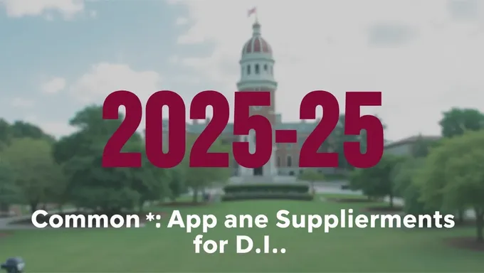 2025-25 Dartmouth College Common App Supplements Checklist