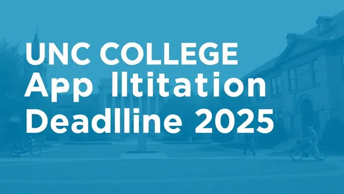 2025-25 UNC College Application Deadline Fast Approaching