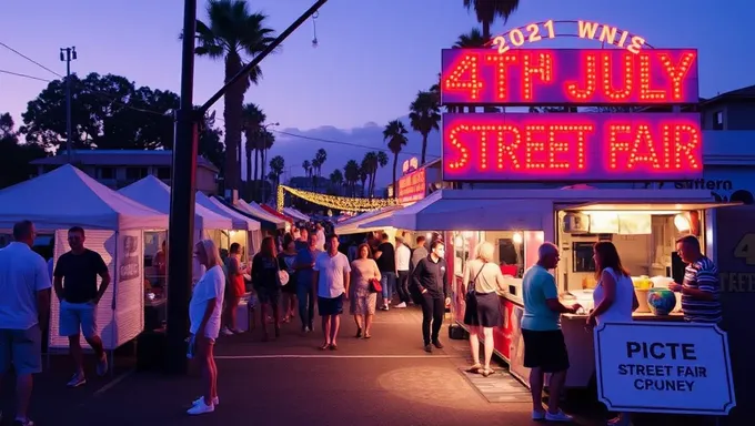 2025 4th July Street Fair Food Vendors in Ventura