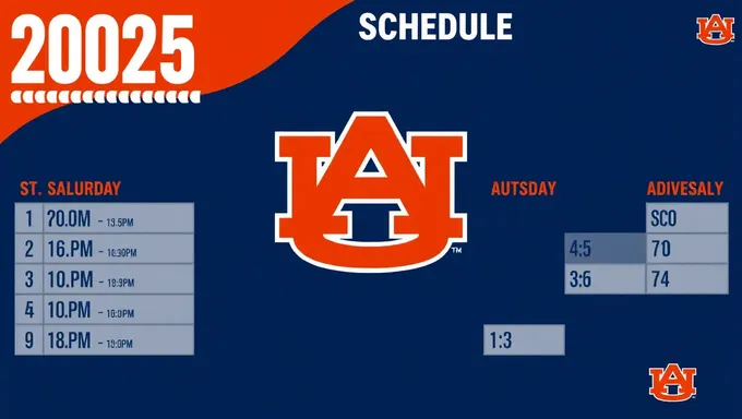 2025 Auburn Football Schedule Announced