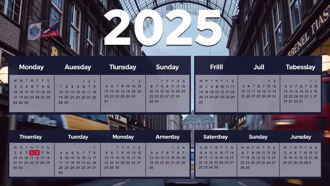 2025 Bank Holiday Calendar Update