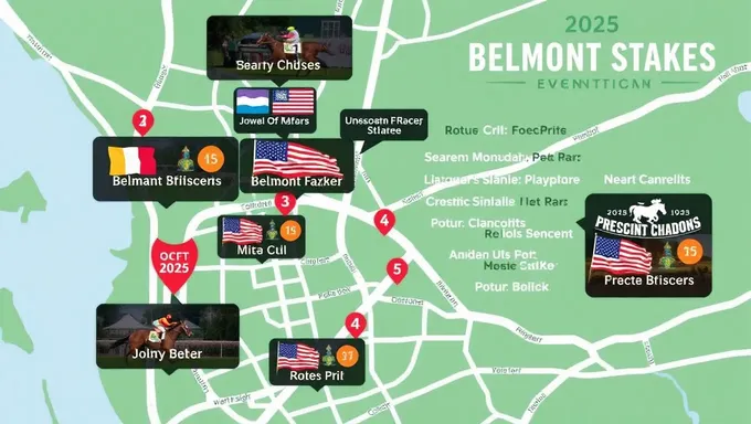 2025 Belmont Stakes Event Locations to Be Announced