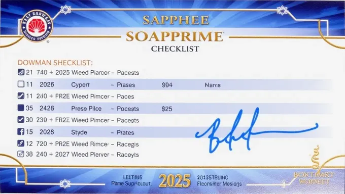 2025 Bowman Sapphire Checklist Offers Collectors New Options