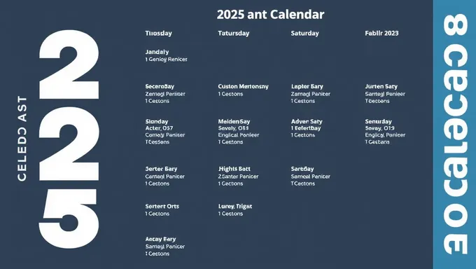 2025 Broadcast Calendar Announced for Upcoming Year