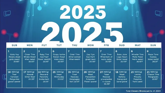 2025 Broadcast Calendar Details Upcoming Programming and Events