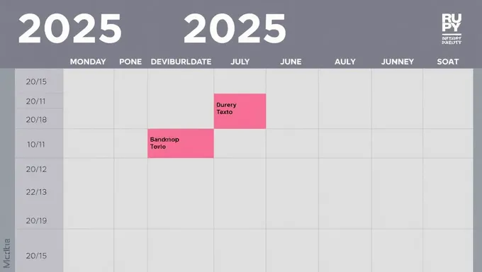 2025 Broadcast Calendar Released for Public Consumption