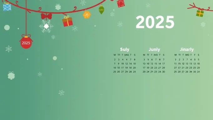 2025 Calendar Holidays and Observances Schedule