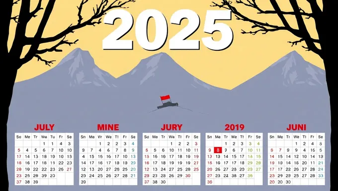 2025 Calendar Printable with Holidays and Observances