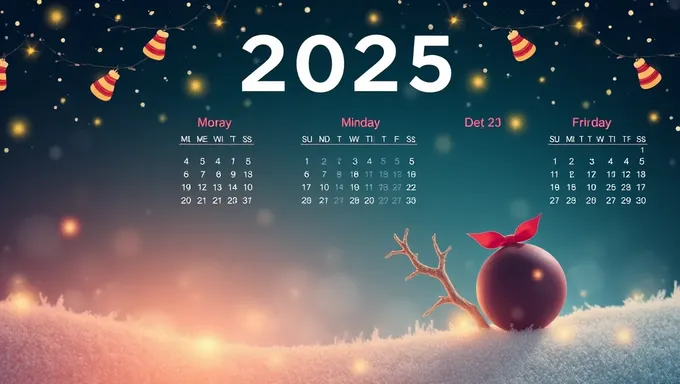 2025 Calendar with US Holidays