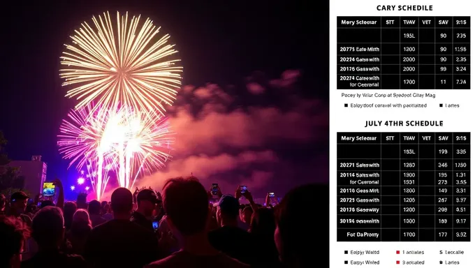 2025 Cary Illinois July 4th Fireworks Schedule Revealed