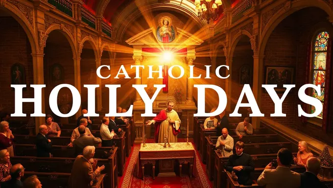 2025 Catholic Holy Days: A Time for Reflection