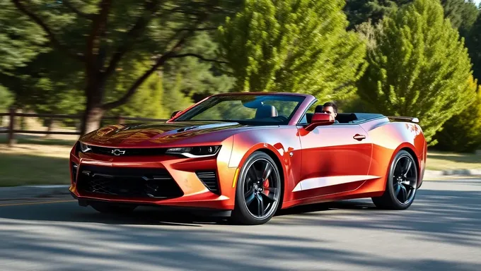 2025 Chevrolet Camaro Convertible Colors and Options