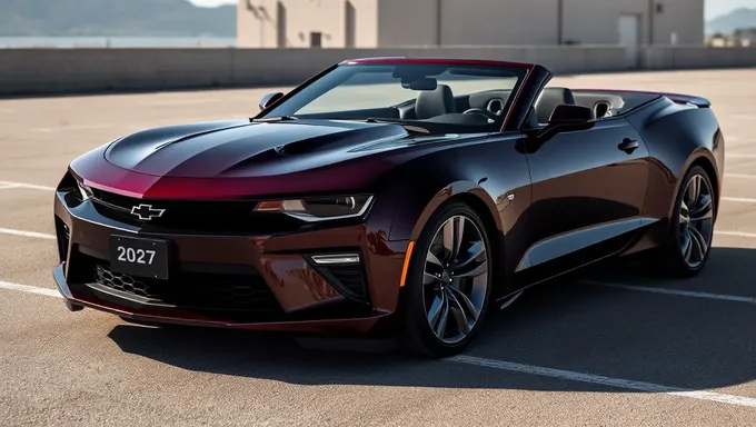 2025 Chevrolet Camaro Convertible Interior and Comfort