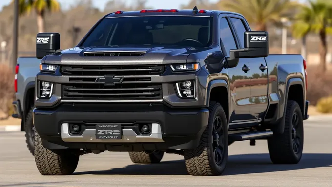 2025 Chevrolet Silverado 2500HD ZR2 Release Date Announced