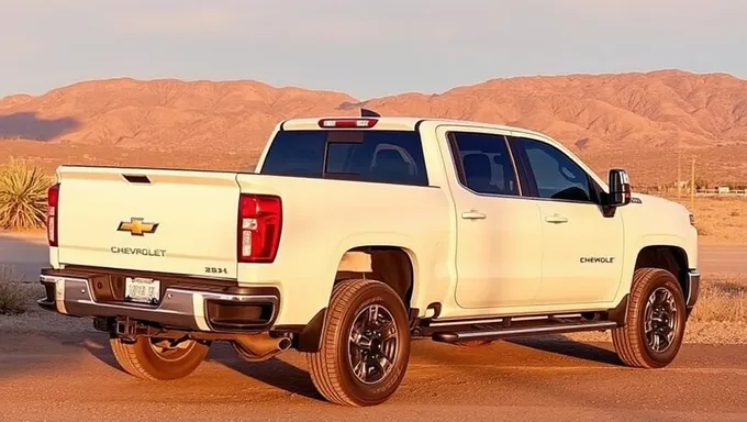 2025 Chevy 2500 Pickup Truck Engine Details Disclosed