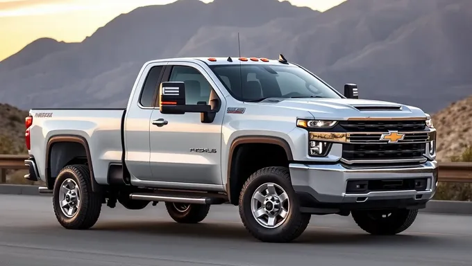 2025 Chevy 2500 Pickup Truck Performance Specifications Released