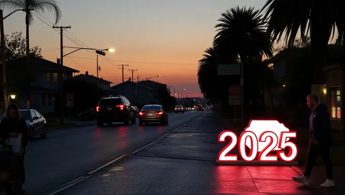 2025 Daylight Savings California End Date Specified