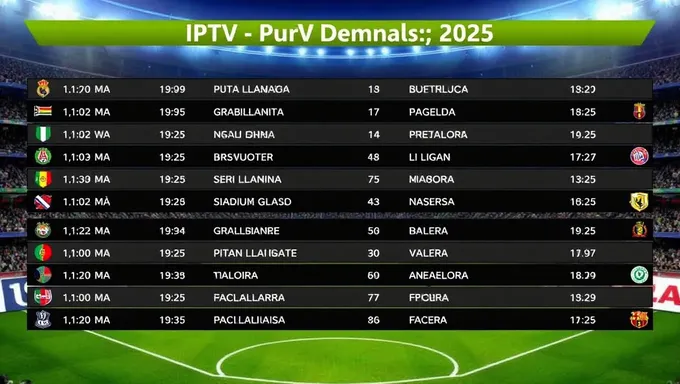 2025 Definitive Free Football IPTV List