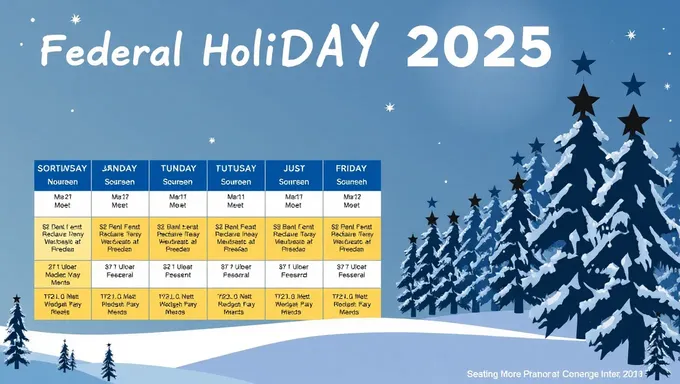 2025 Federal Holiday Schedule Released Soon