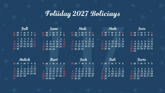 2025 Federal Holidays Calendar Announced Officially