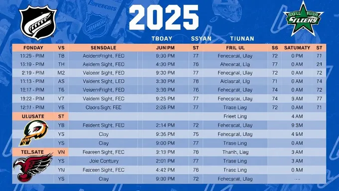 2025 Flyers Schedule ICS Format Explained