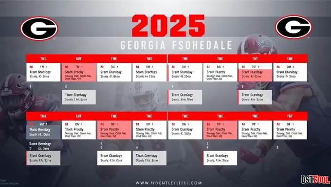 2025 Georgia Football Schedule Released Online