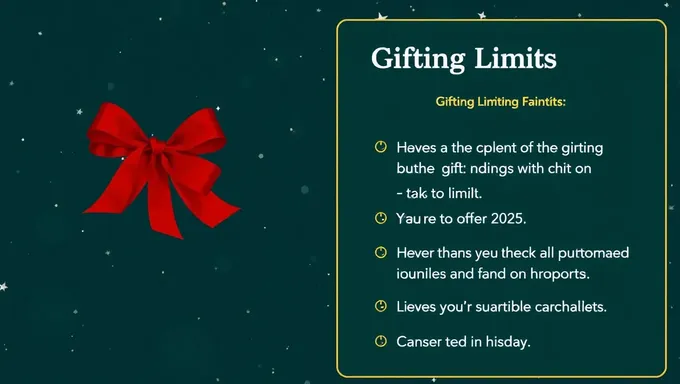 2025 Gifting Limits for Charitable Donations Released