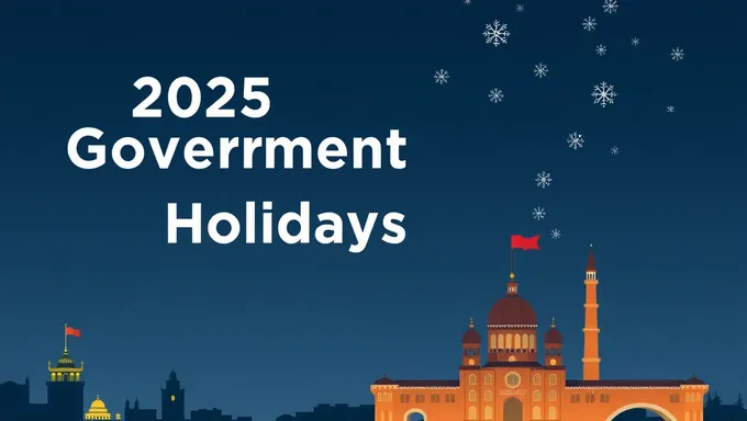 2025 Government Holidays Schedule Published Online