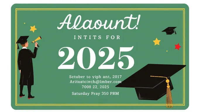 2025 Graduation Invitations with Personalized Touch