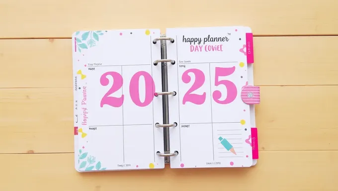 2025 Happy Planner for a Successful Year