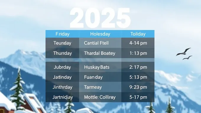 2025 Holiday Calendar: A Comprehensive List