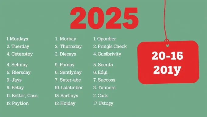 2025 Holidays List for Global Celebrations and Traditions