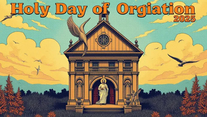 2025 Holy Day of Obligation Catholic Holiday