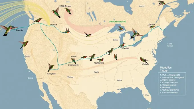 2025 Hummingbird Migration Patterns and Routes