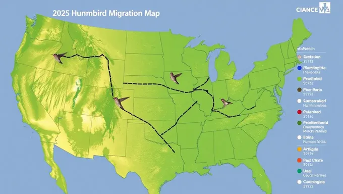 2025 Hummingbird Migration Route to be Revealed