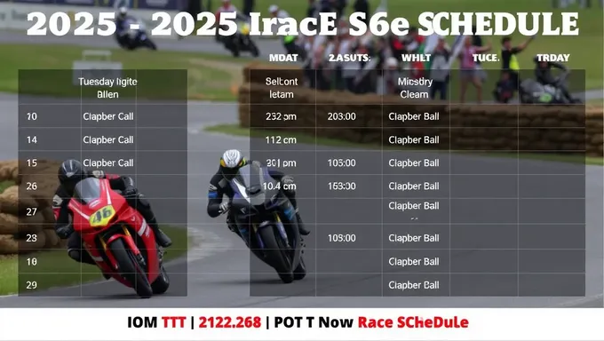 2025 Isle of Man TT Racing Schedule Revealed