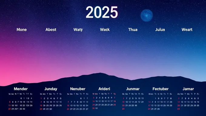 2025 Julian Calendar: Marking the Passage of Time