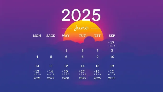 2025 June Calendar: Plan Your Future Today