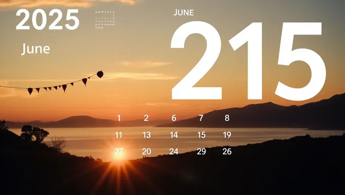 2025 June Calendar: The Future is Coming