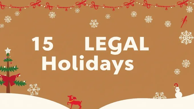 2025 Legal Holidays: A Calendar of Important Dates