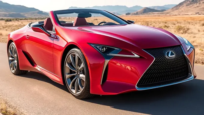 2025 Lexus LC 500 Design and Performance