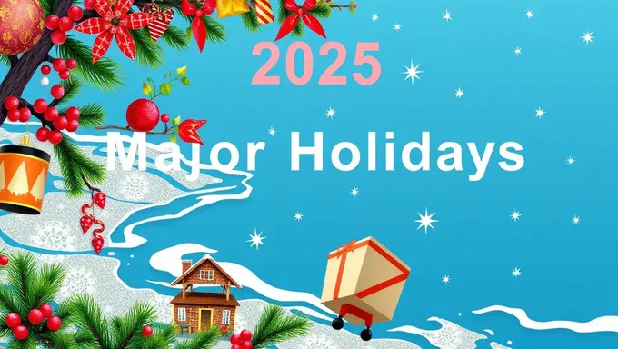 2025 Major Holidays Calendar Released