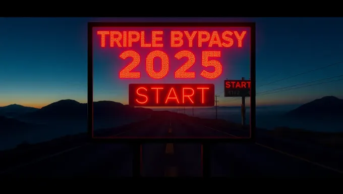 2025 Marked for Triple Bypass Surgery Start